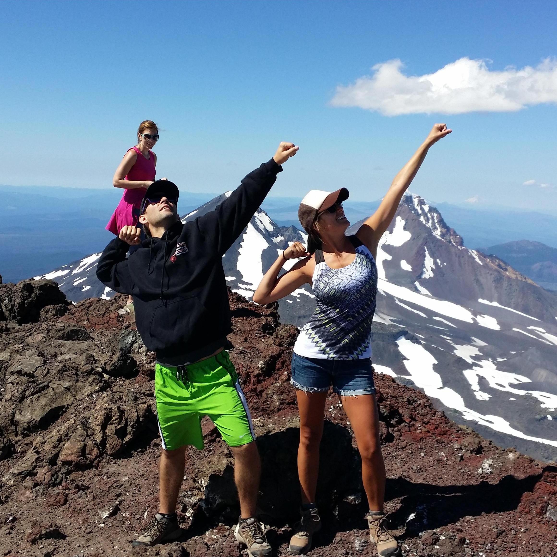 Our first adventure together. South Sister 2014.