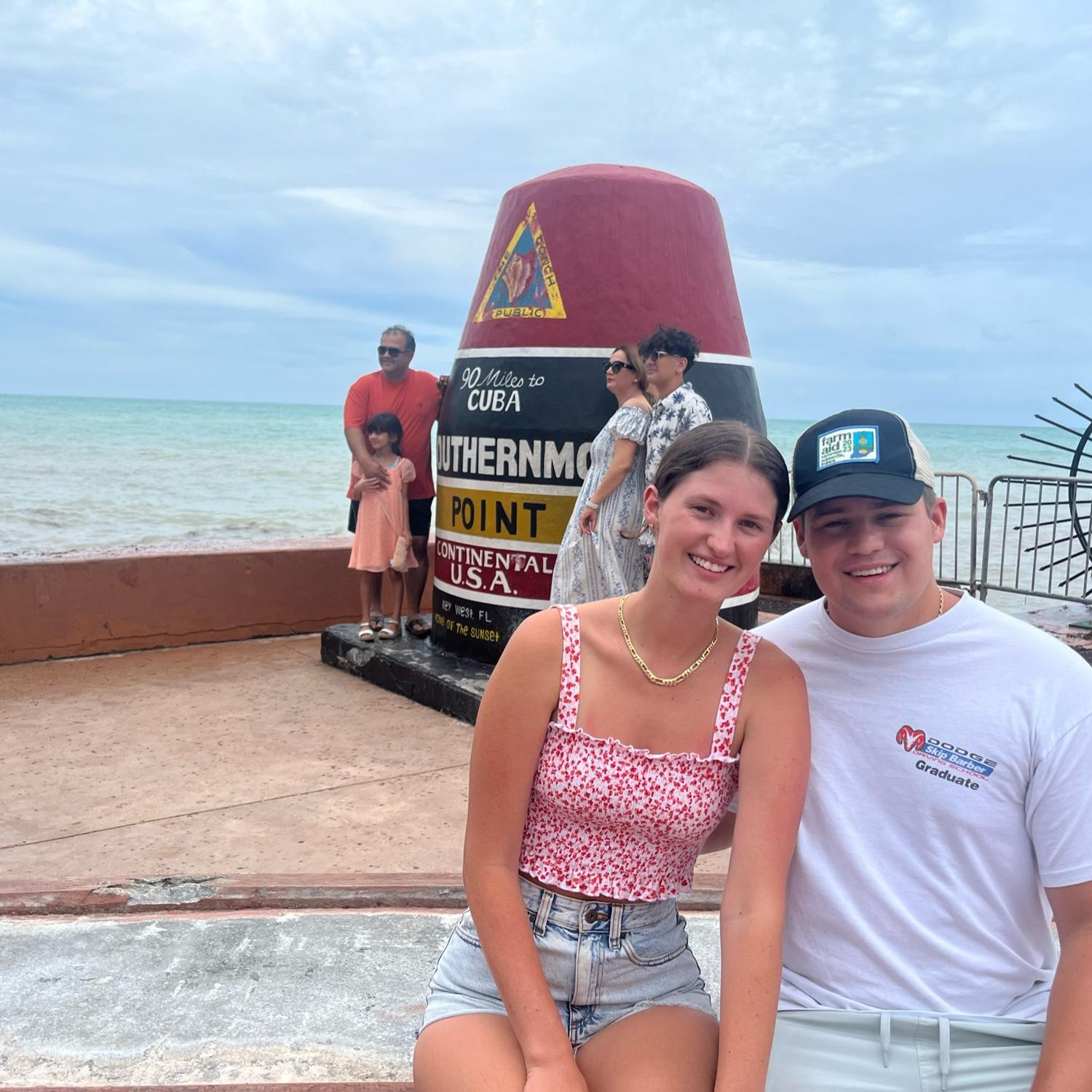 We had been to the Southern most point in Asia so we had to go see the one in Florida too!