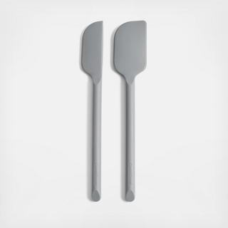 2-Piece Silicone Mini Spatula Set