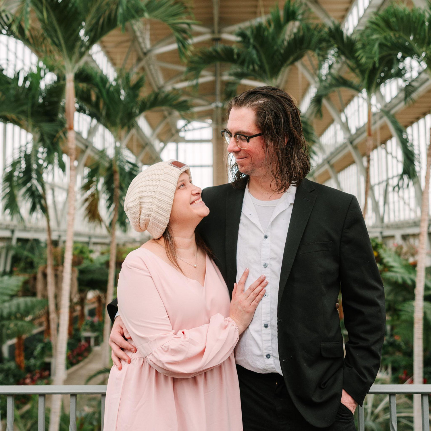 Thank you to our wonderful photographer, a close friend, Lauren Schlesselman of Lauren Nicole Imagery for capturing our engagement pictures at the Jewel Box and The Muny in Forest Park!