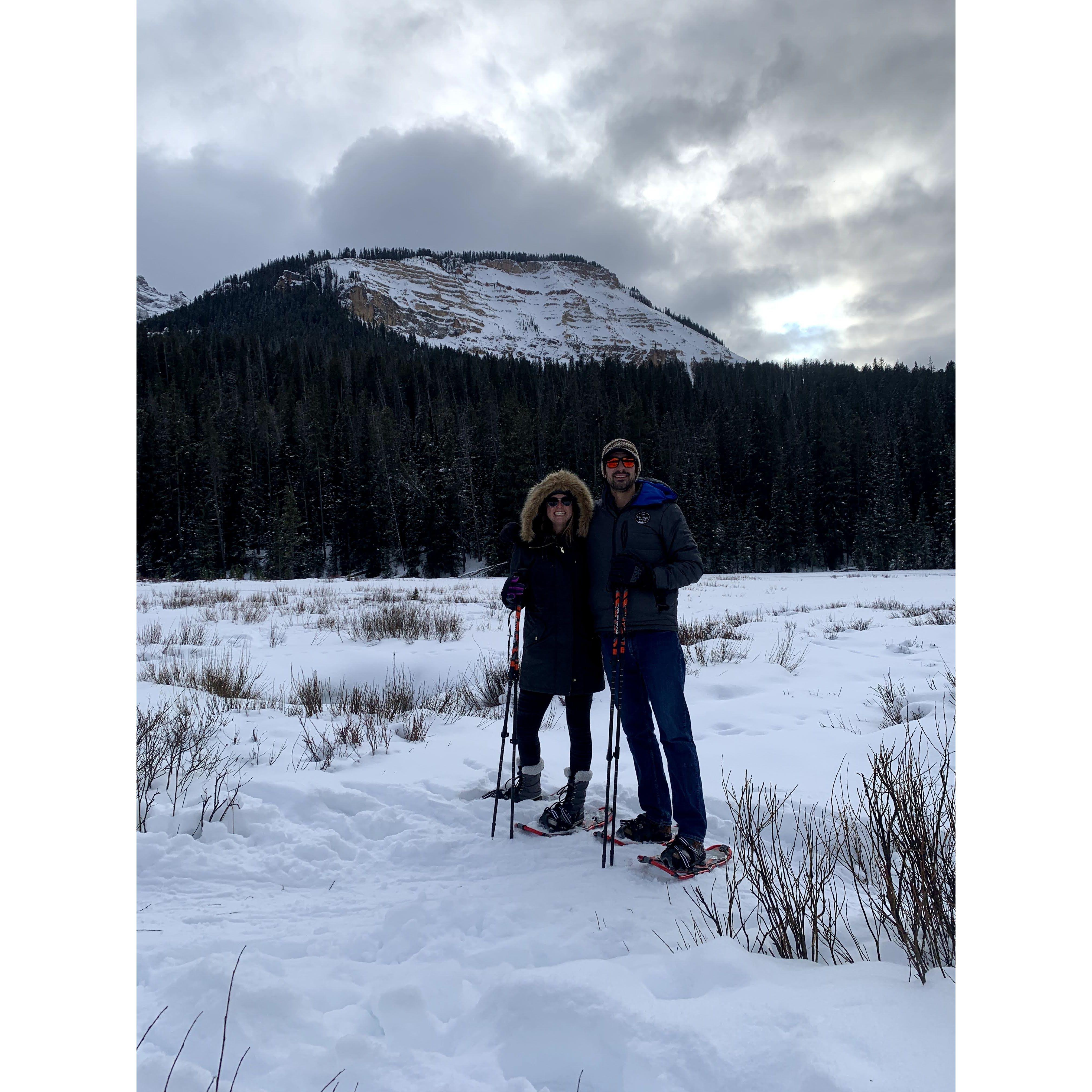 Snowshoeing in Montana, December 2019!