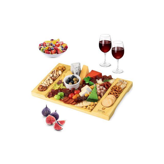 Royal Craft Wood Bamboo Cheese Board