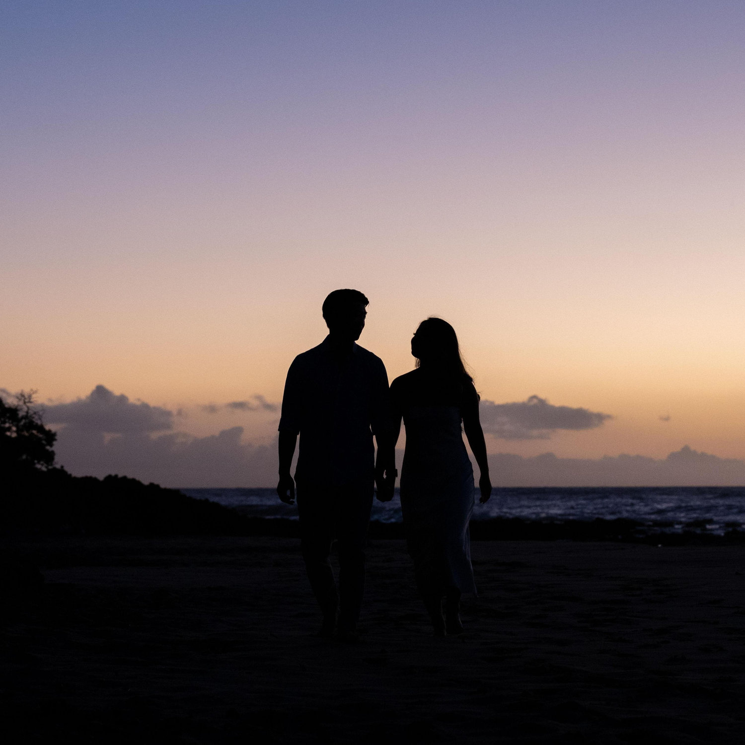 Engagement photos at Sandy's Beach, Oahu; Oct 2024