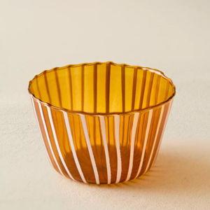 BOROSILICATE GLASS BOWL - ORANGE