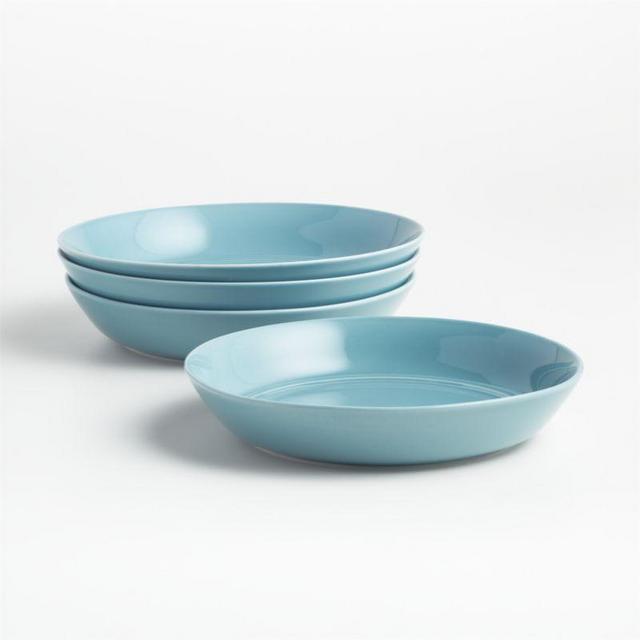 Hue Blue Low Bowl