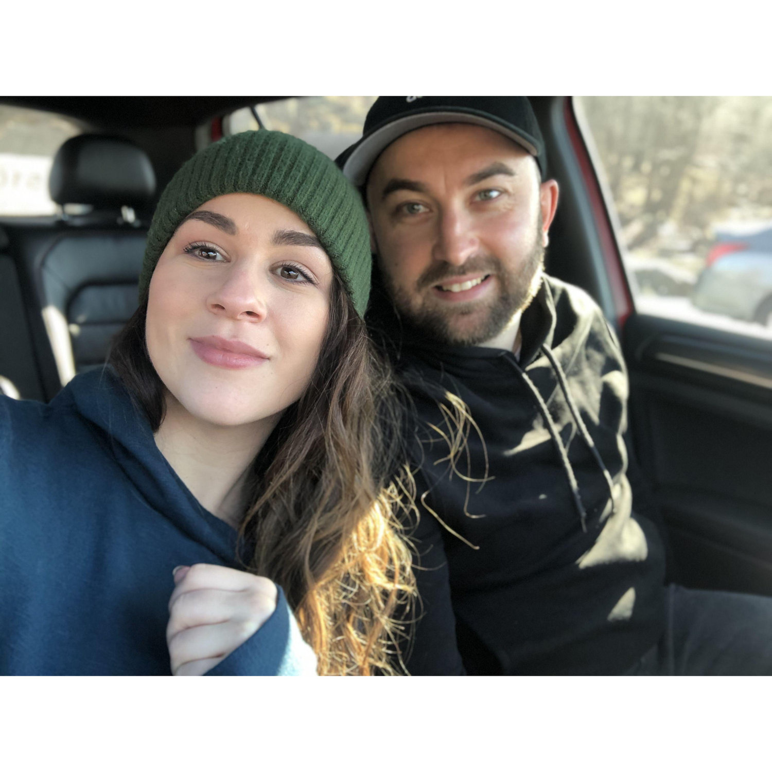 January 24, 2021: Our first photo together!