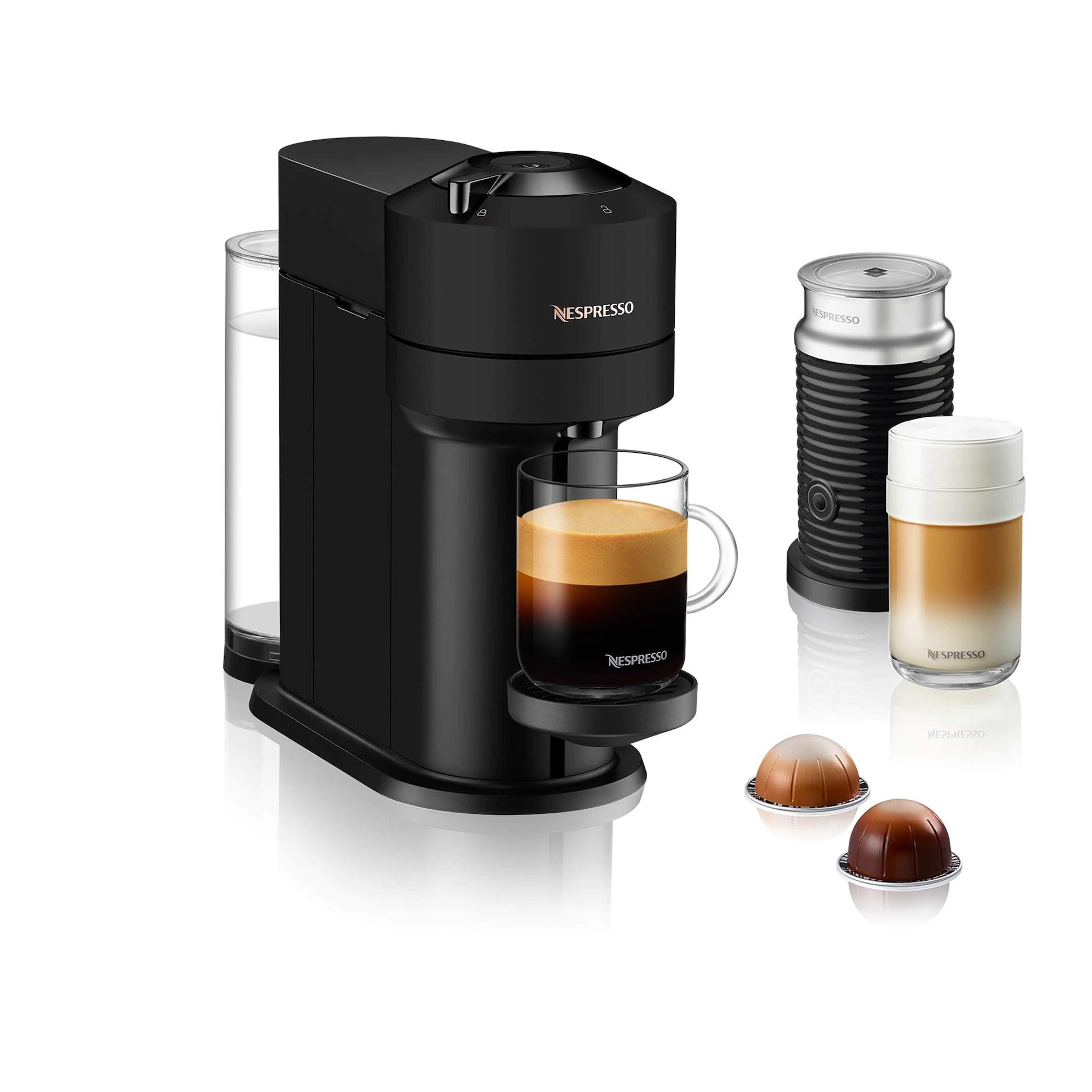 Vertuo Next Matte Black & Aeroccino3 Milk Frother