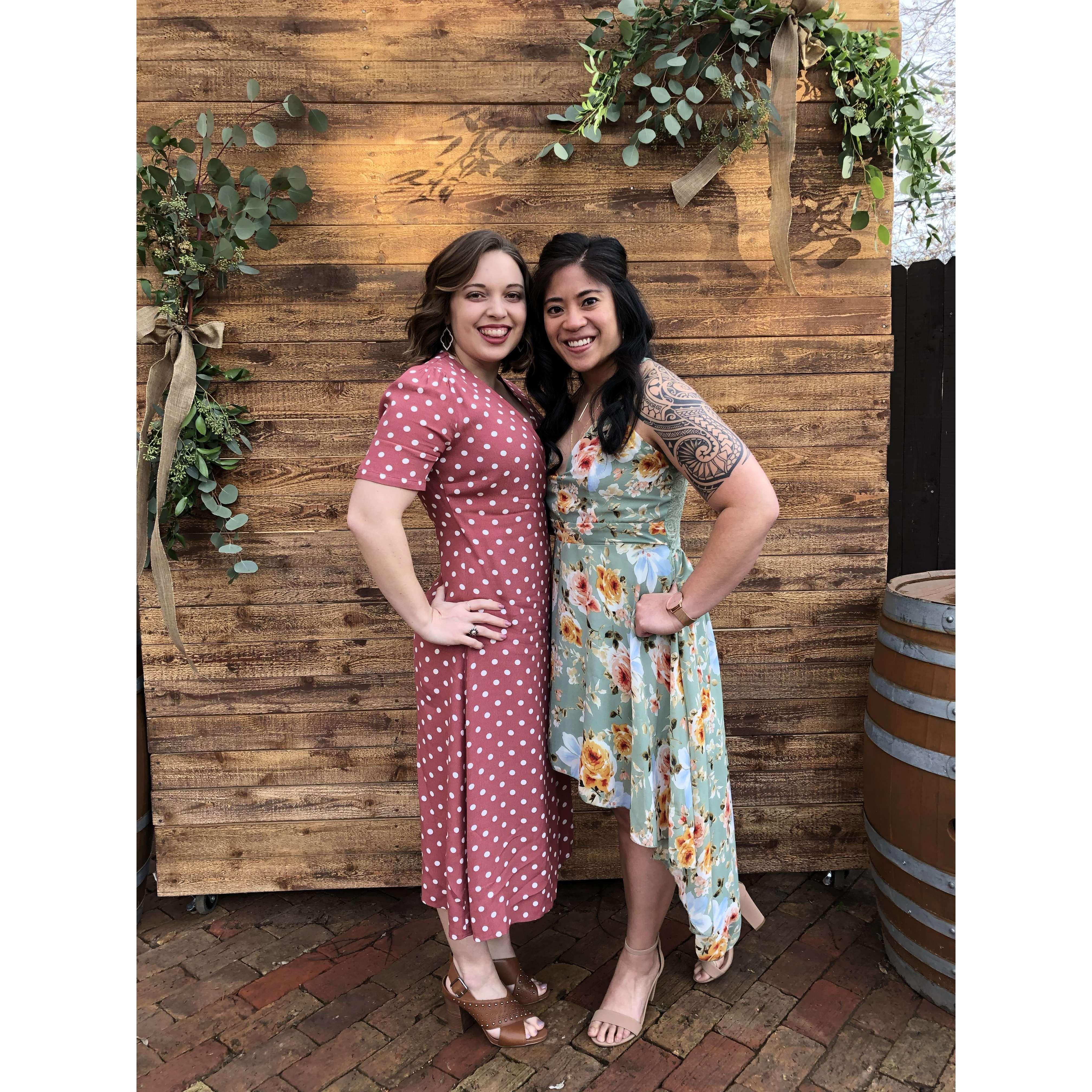We got to attend our friends' (Mike and Kaitlyn) wedding right before everything shut down in March 2020
