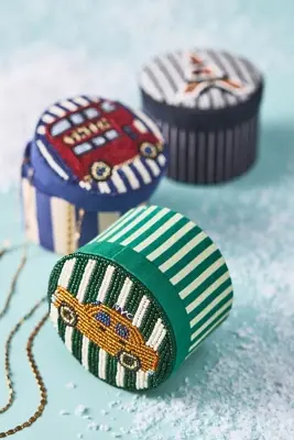 The Fiona Beaded City Lidded Jewelry Box