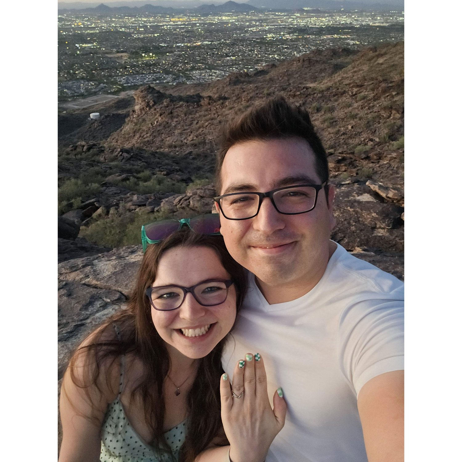 Our engagement! June 4th 2024, South Mountain.