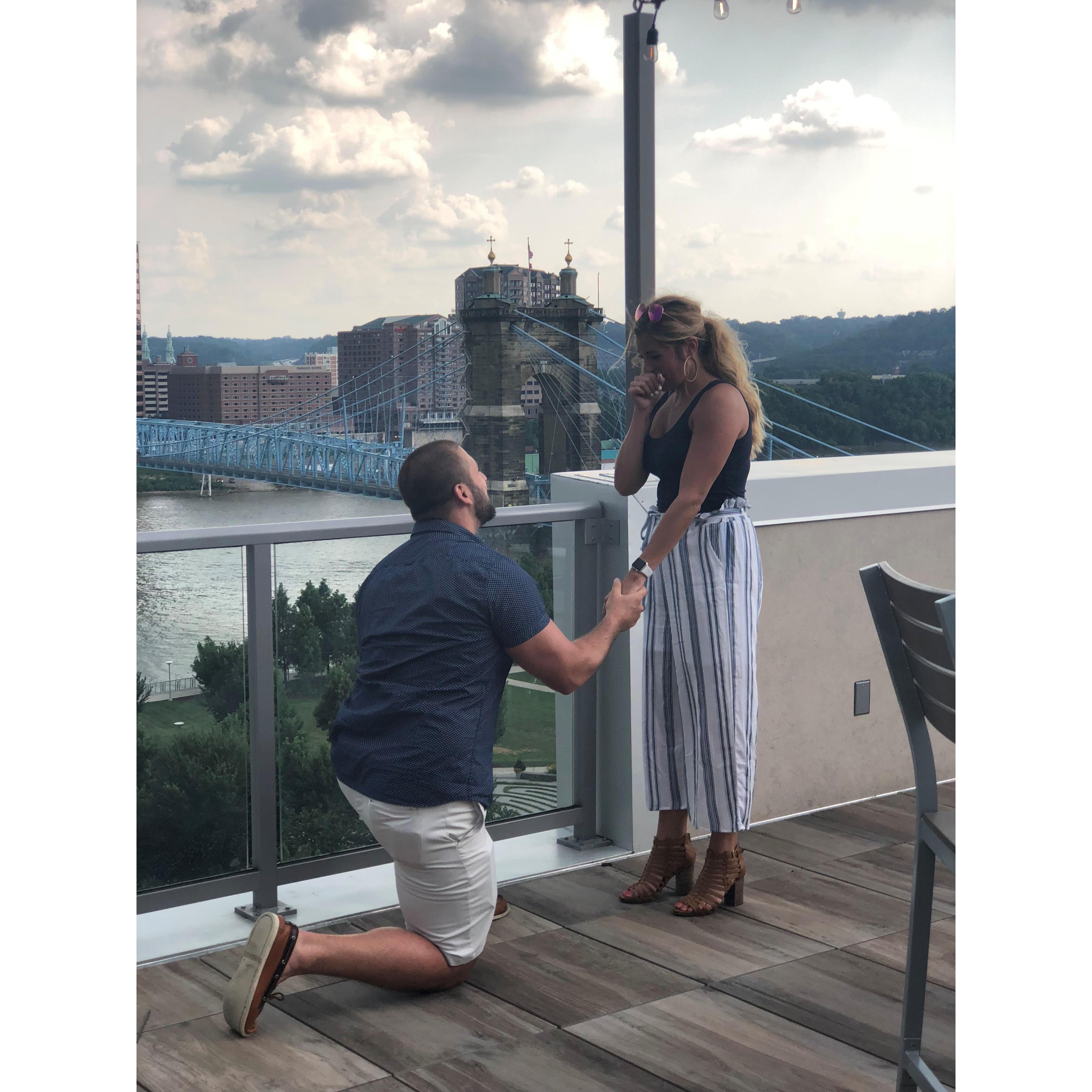 The engagement.