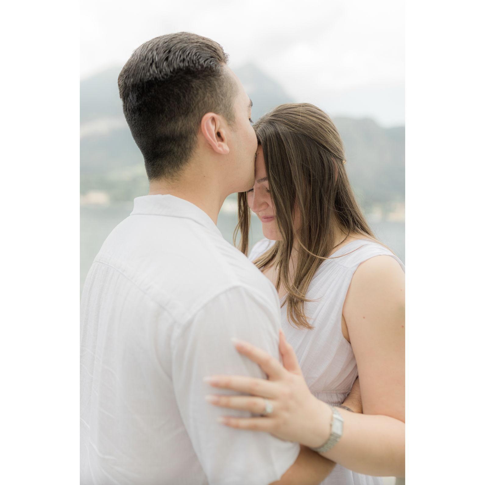Engagement Pictures at Lake Como