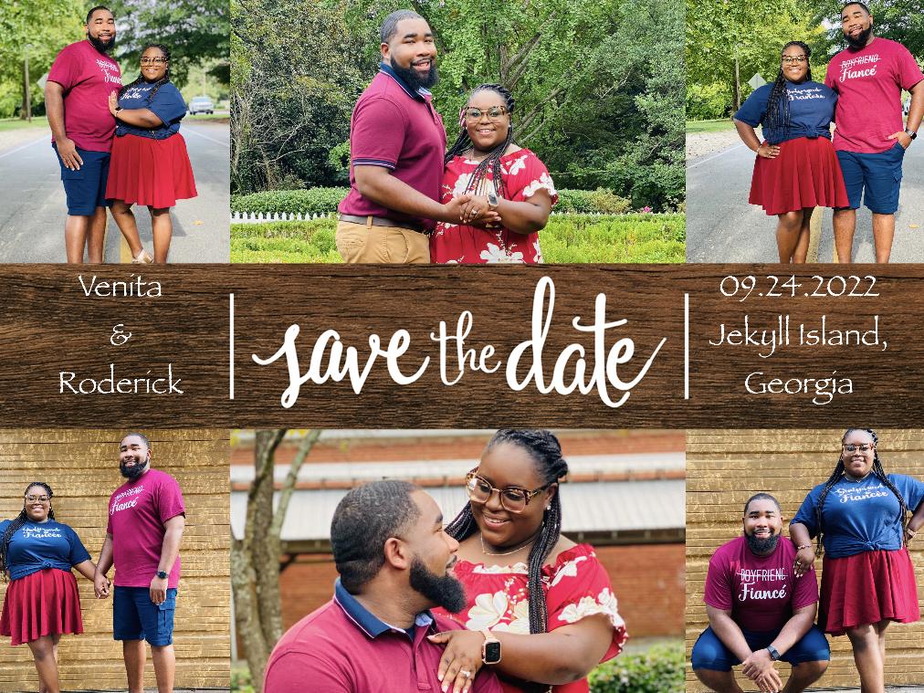 The Wedding Website of Venita Armstrong and Roderick Saylors