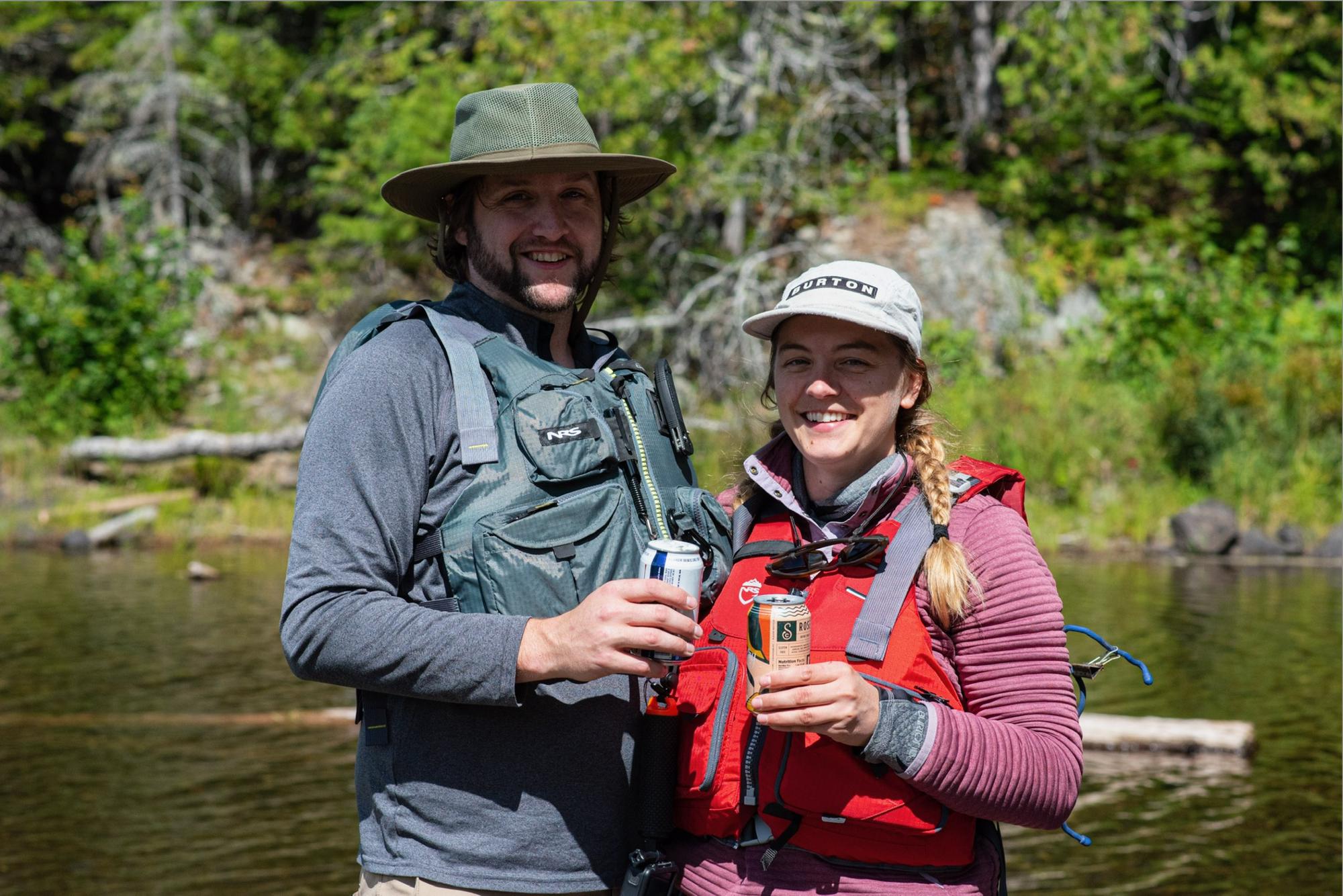 Our celebratory "made it through the rapids" photo
