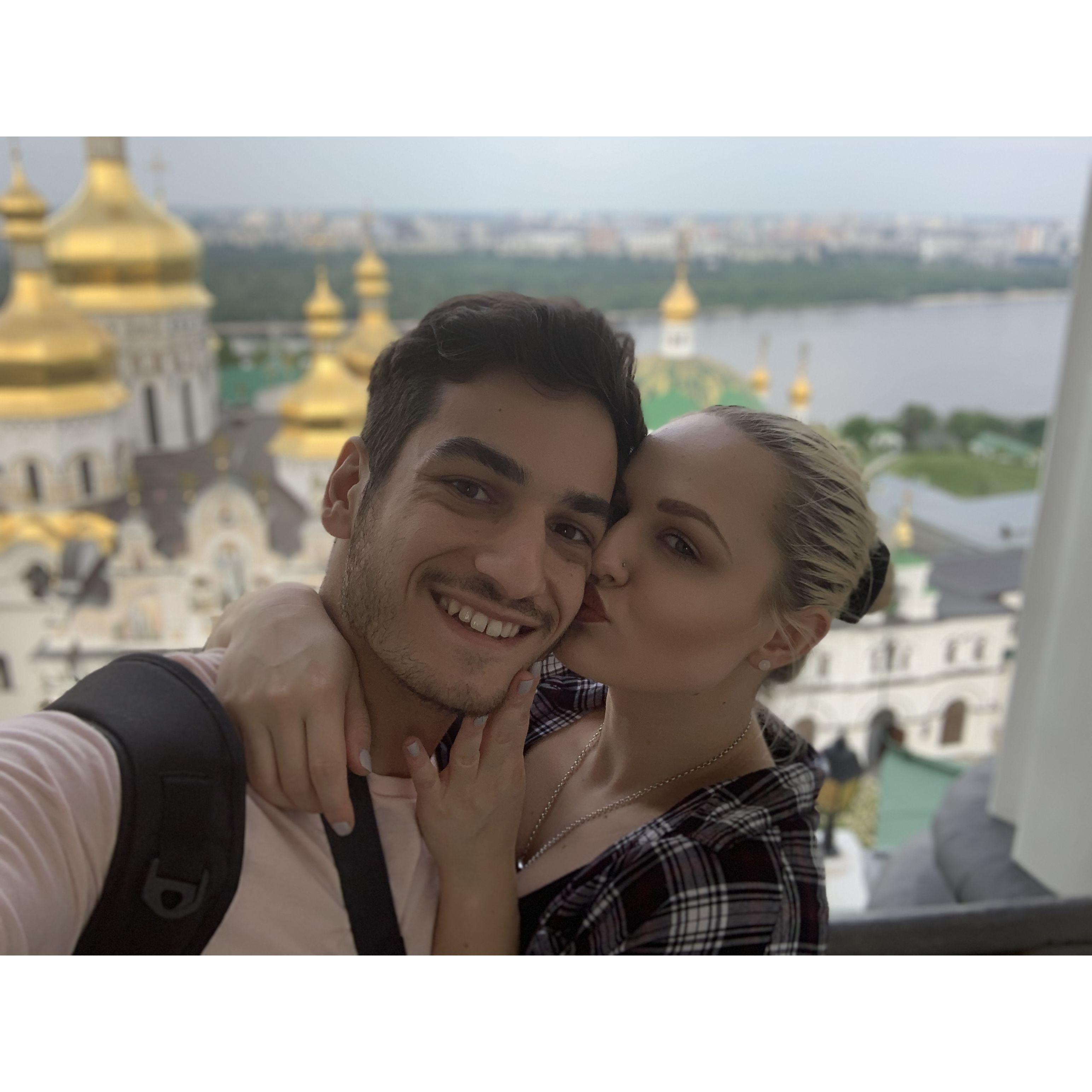 Griffin's first time in Kyiv, Ukraine/ May 13th, 2019