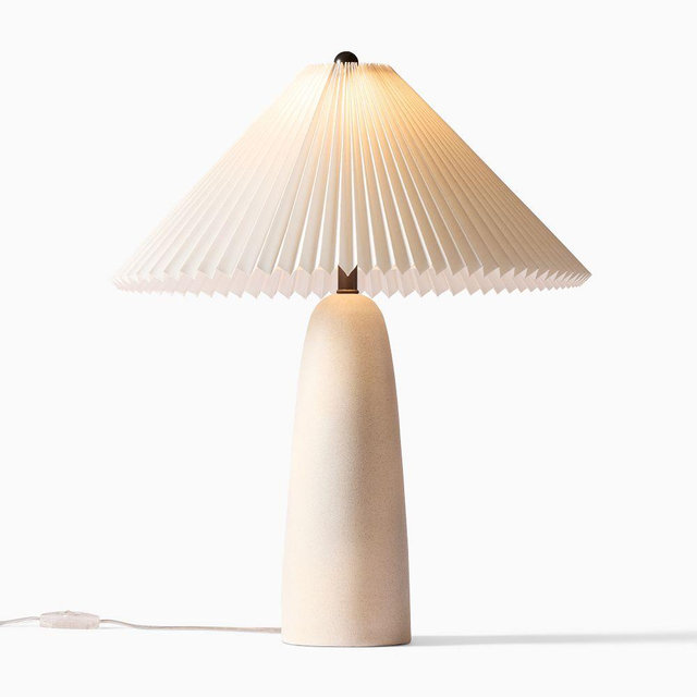 Louis Table Lamp, 23", Natural
