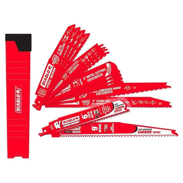 Diablo 14 piece Bi-metal reciprocating saw blade set
