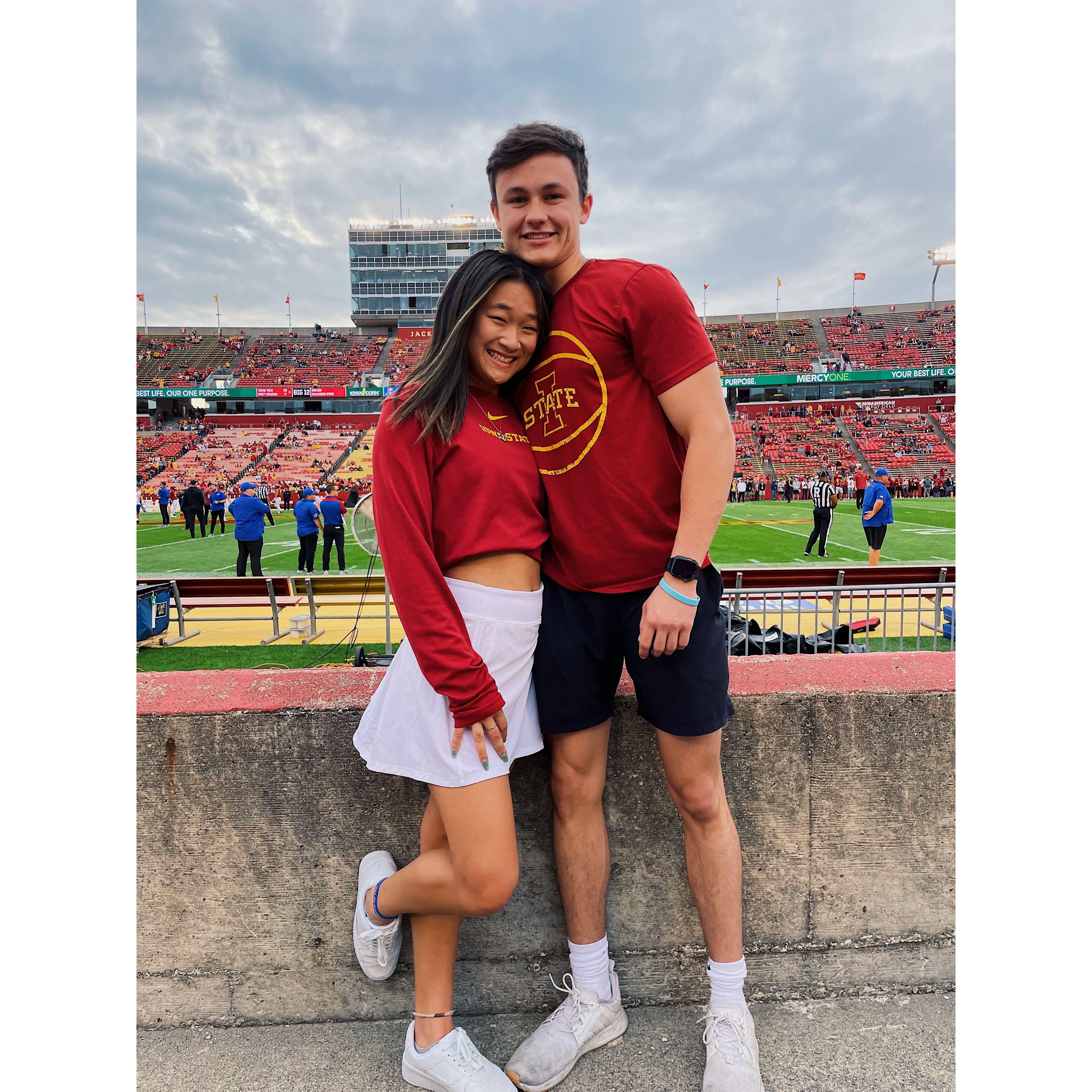 September 2021, game days in Ames!