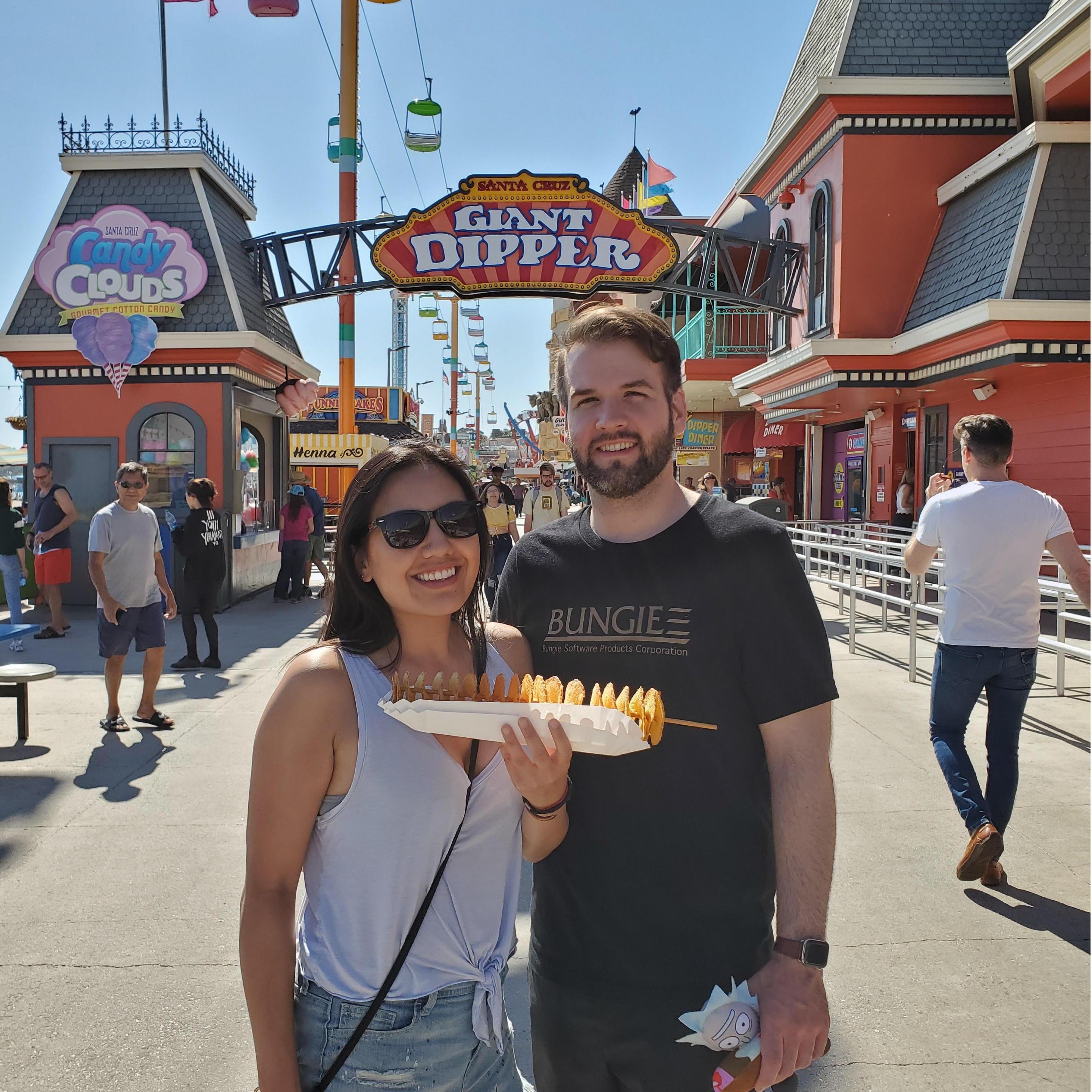 Santa Cruz Beach Boardwalk in California