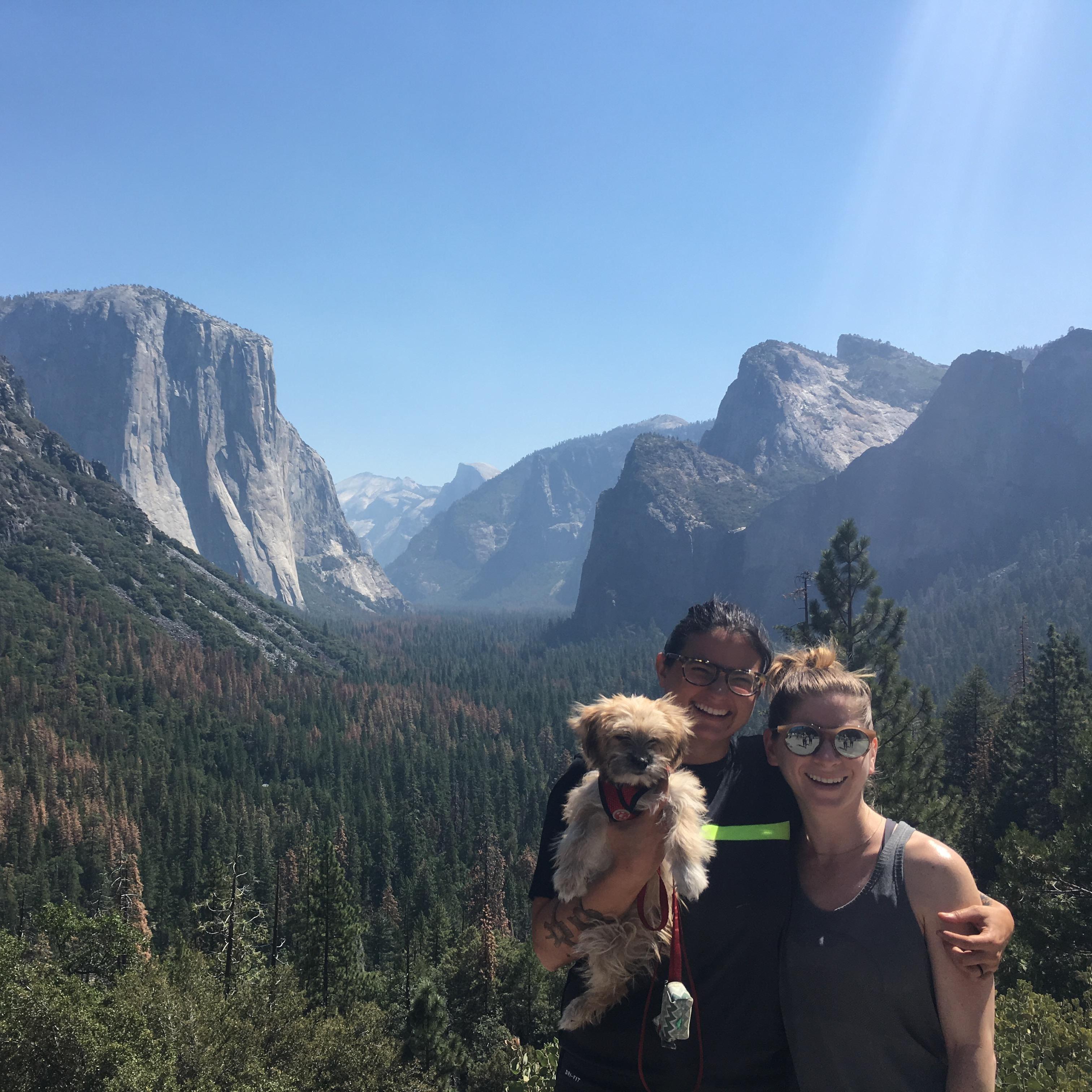 First family trip, Yosemite August 2016