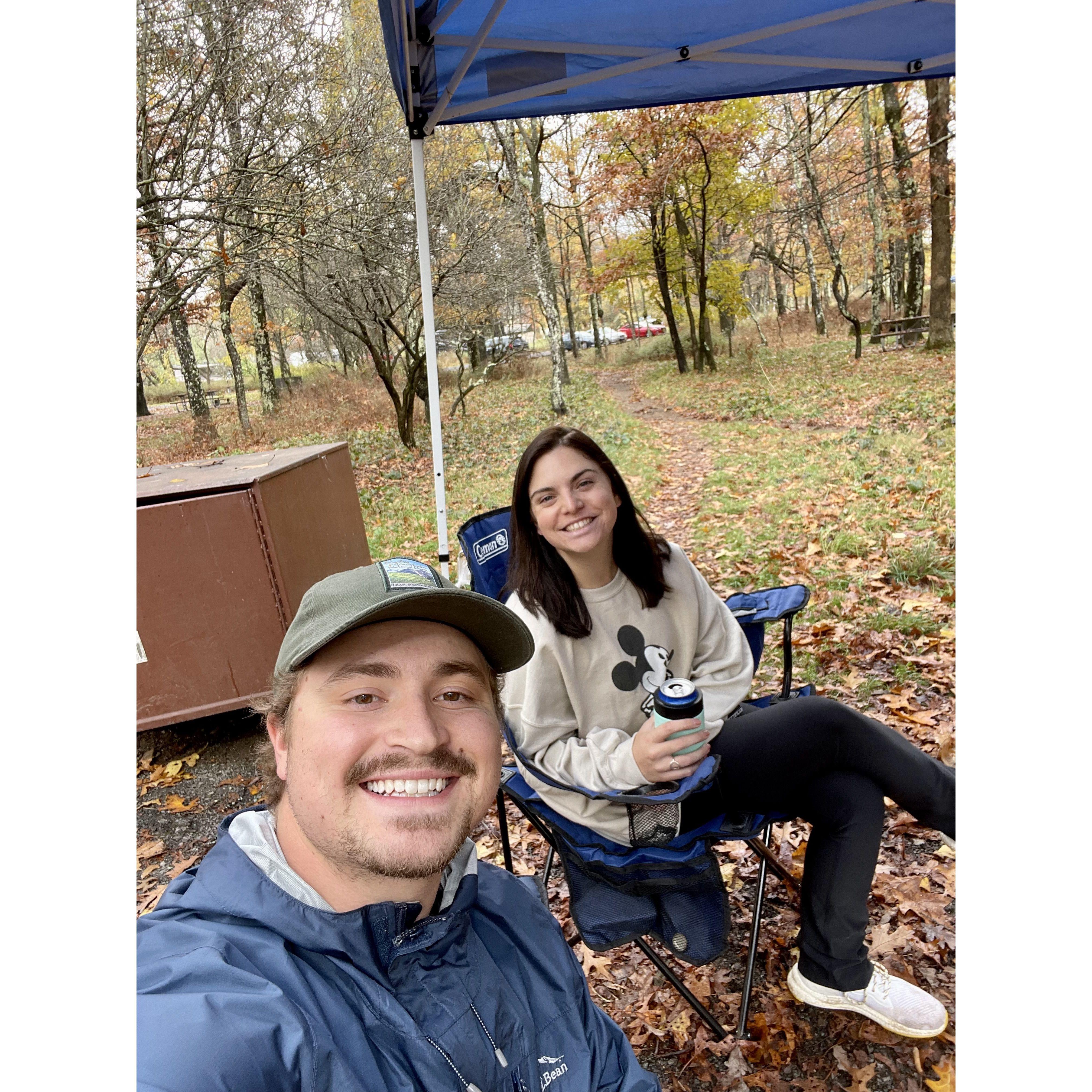 Camping in Shenandoah National Park