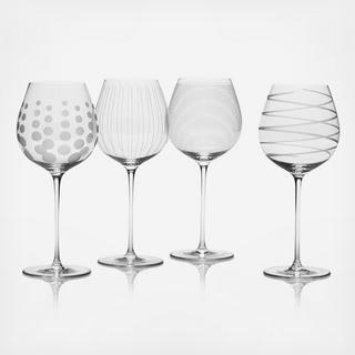 Cheers Chardonnay Wine Glass, Set of 4