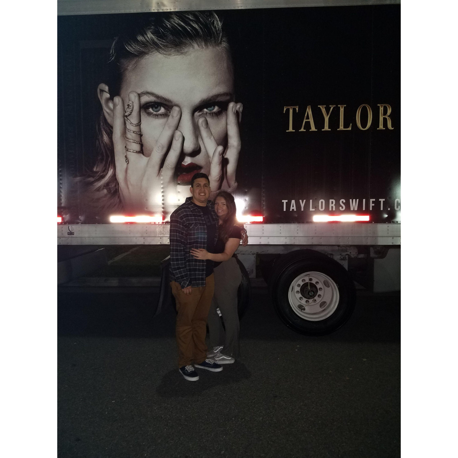 Our first Taylor Swift concert at the Reputation Tour at the Rose Bowl!