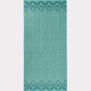 Pecos Sculpted Bath Towel in Aqua - Pendleton