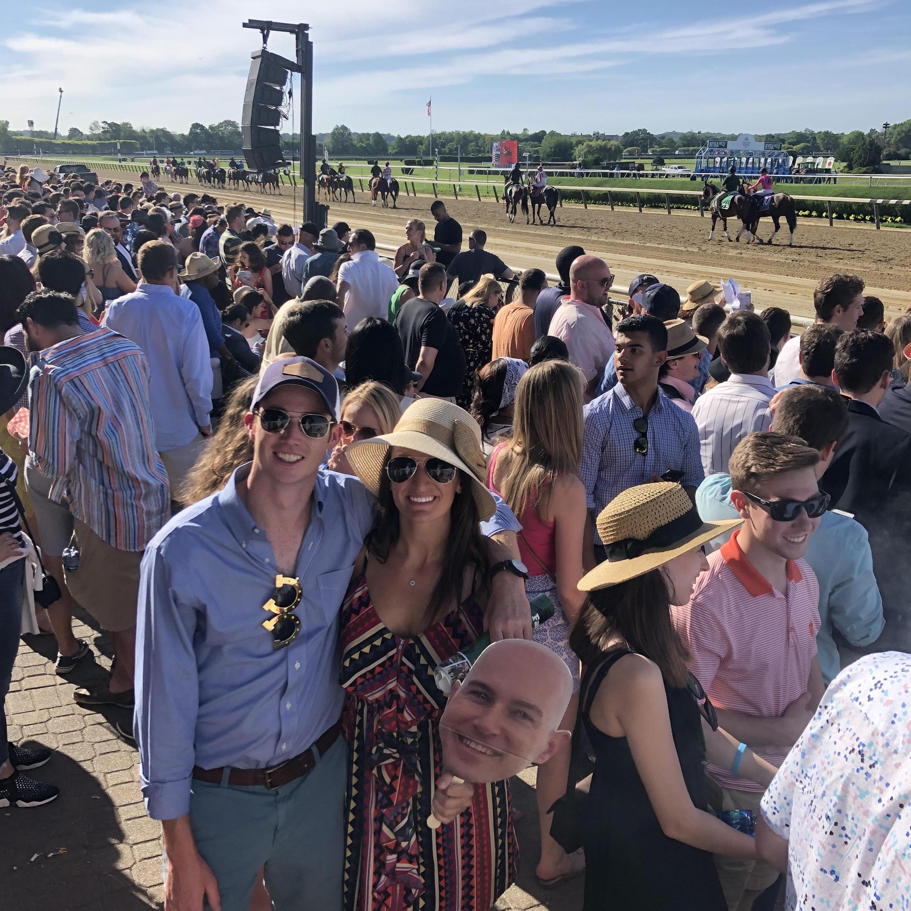 Belmont Stakes (with Peter's birthday head)