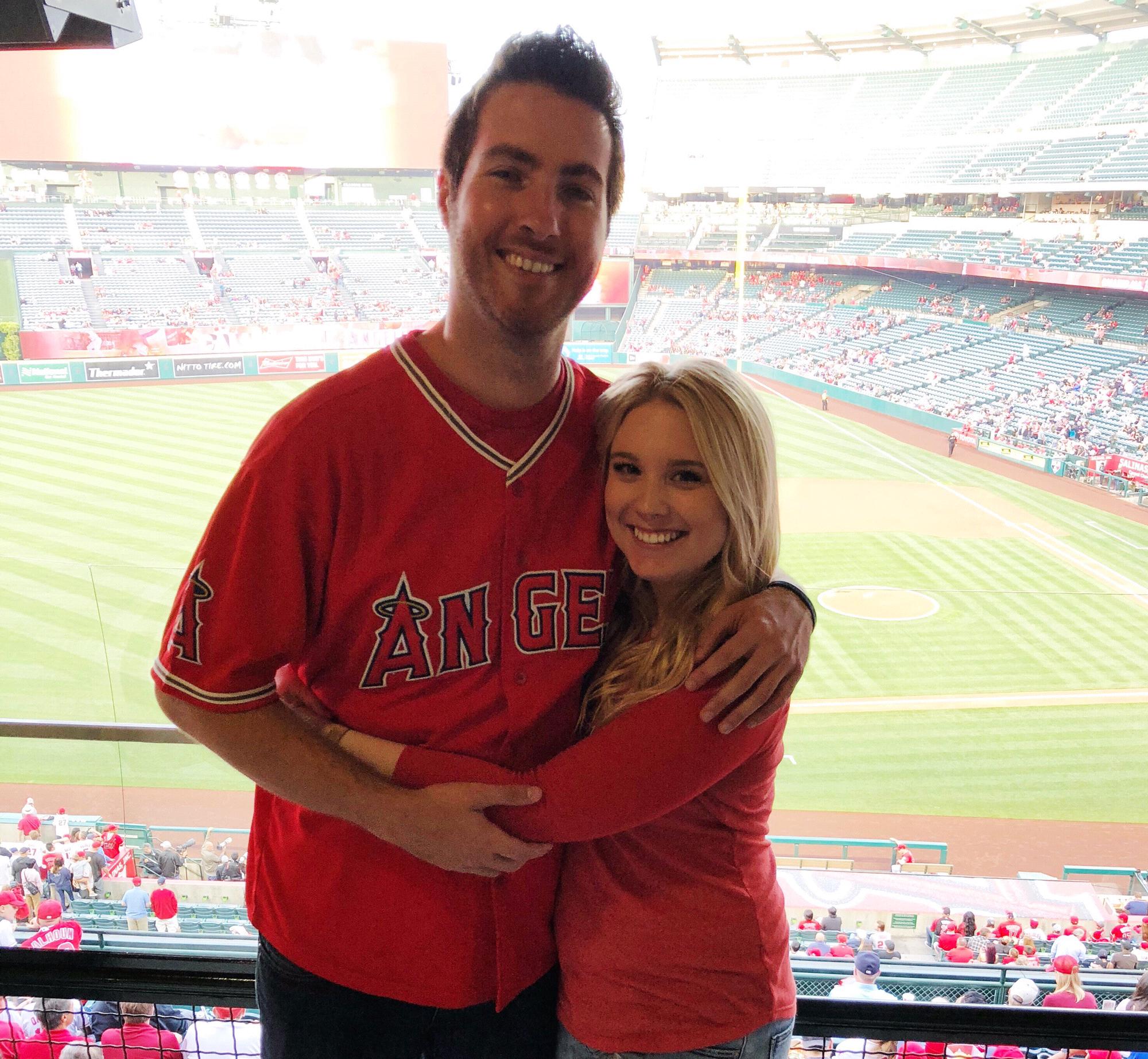 Enjoying some Angels baseball