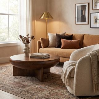 Wyatt Semi-Sphere Mango Wood Coffee Table