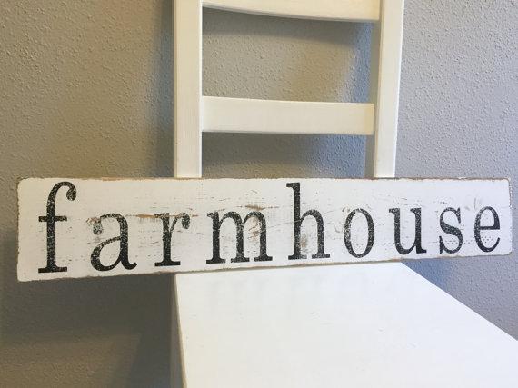 Wooden Farmhouse Sign