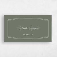 Green Wedding Place Card - Ivette