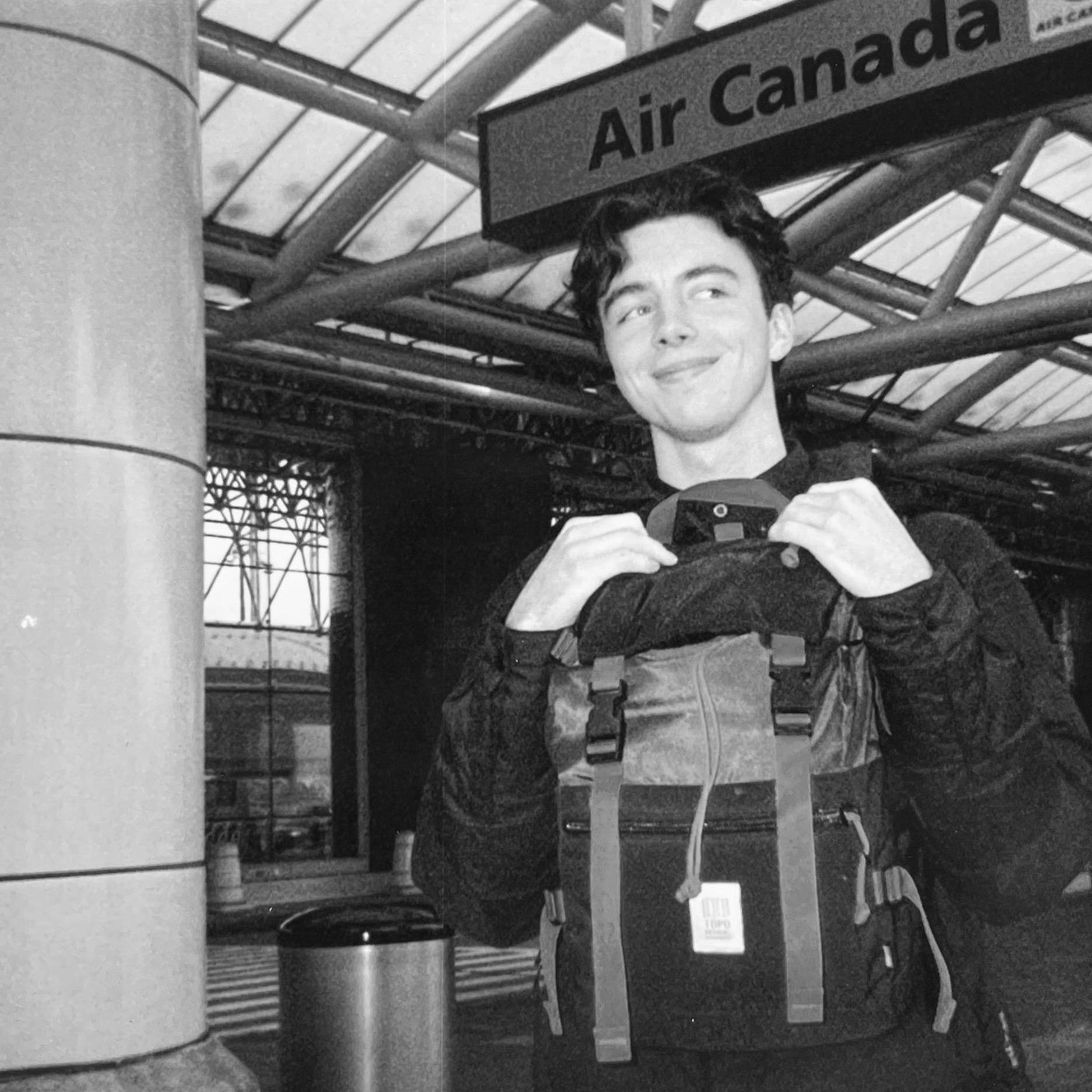 We spent a lot of time at airports