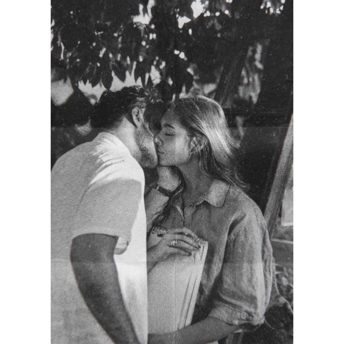 Both of us had never kissed in front of anyone at this point, so to kiss over and over for this shoot taught us that public displays of affection can't be pure, sweet, and peaceful...
