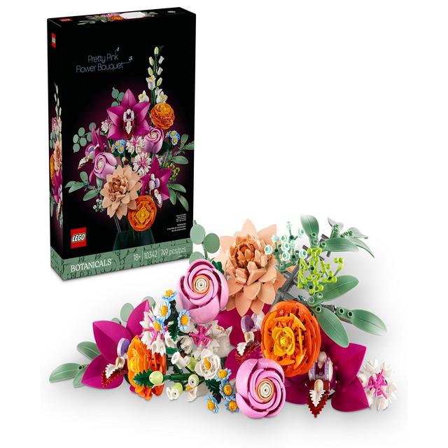 LEGO® Botanicals Pretty Flower Bouquet 10342 Building Kit, 749 Pieces