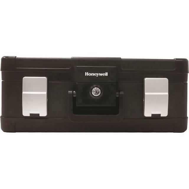 Honeywell - 0.39 Cu. Ft. Fire- and Water-Resistant Hanging File Chest with Key Lock - Black