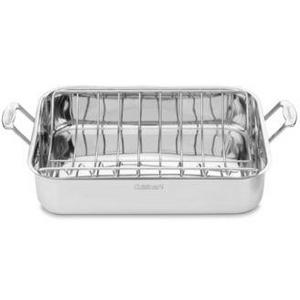 Cuisinart - Chef's Classic Stainless Steel 16 Roaster with Roasting Rack