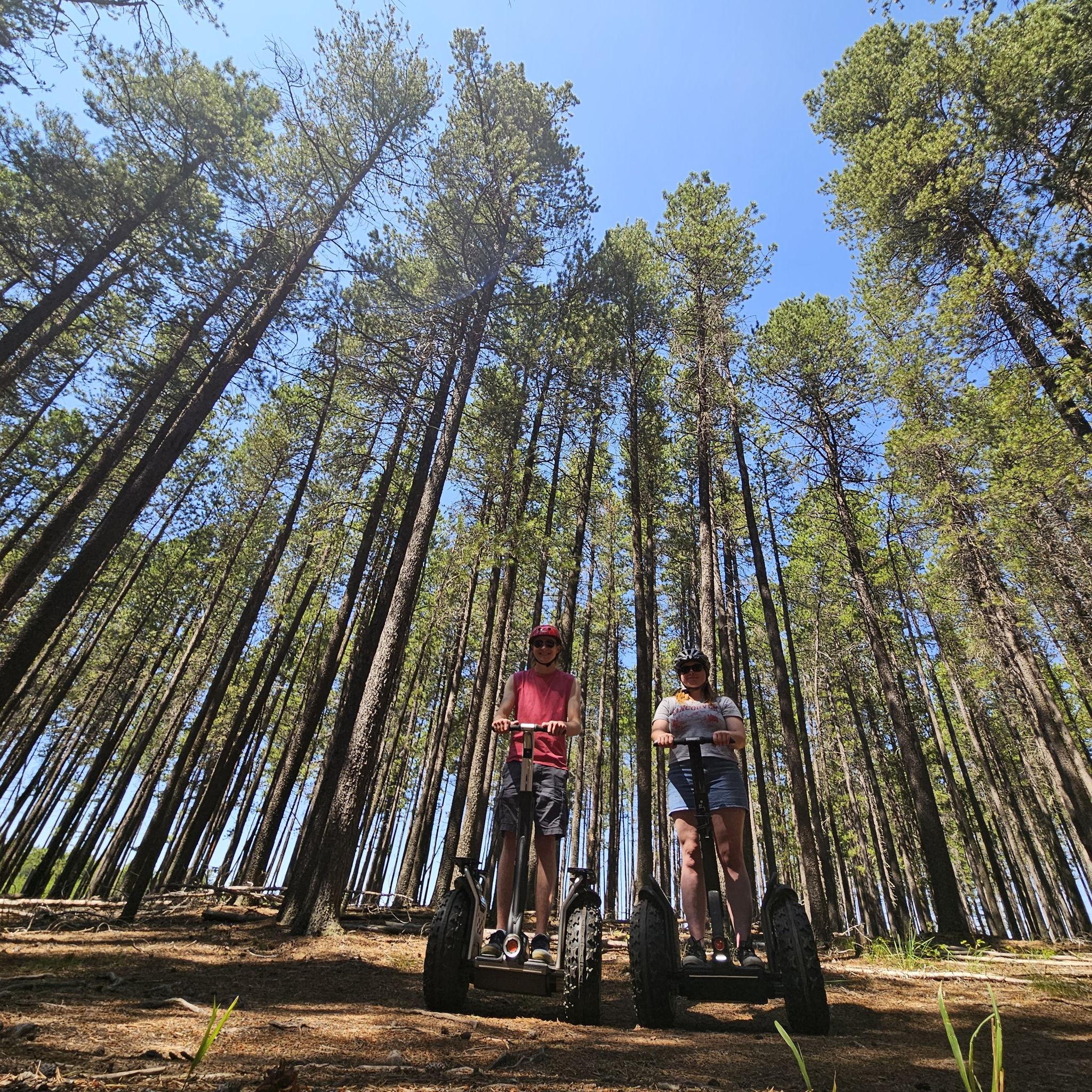 Jul 2024 - A camping trip in Saskatchewan's Cypress Hills where we found ourselves cruising through the forest on off-road Segway scooters!
