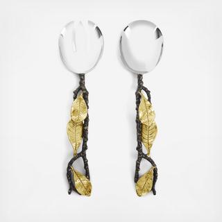 Vintage Bloom 2-Piece Salad Serving Set