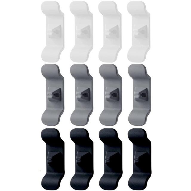 (Glue Upgraded) 6/9/12/15 Pack Cord Organizer for Appliances, Cord Holder, Cord Hider for Storage Small Home Appliances for Mixer, Blender, Coffee Maker, Pressure Cooker and Air Fryer (A - 12 Pack)