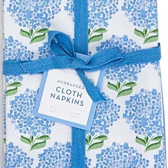 Hydrangea Napkins S/4