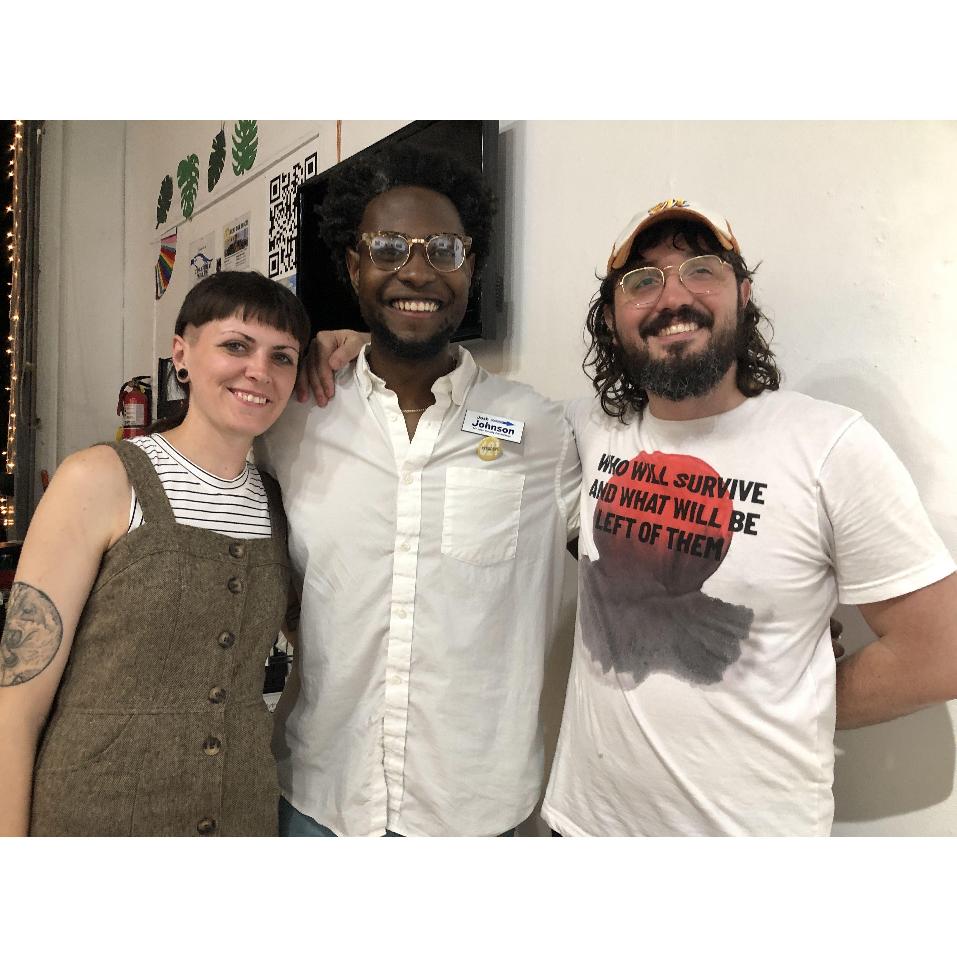 Josh Johnson, April and Will at 621 Gallery.
