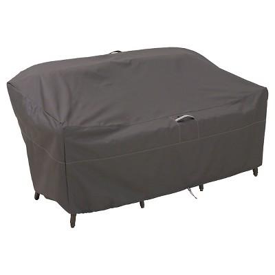 Classic Ravenna Loveseat Cover-Dark Taupe/X-Large