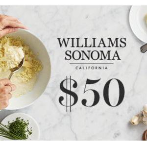 Williams Sonoma Gift Card - $50