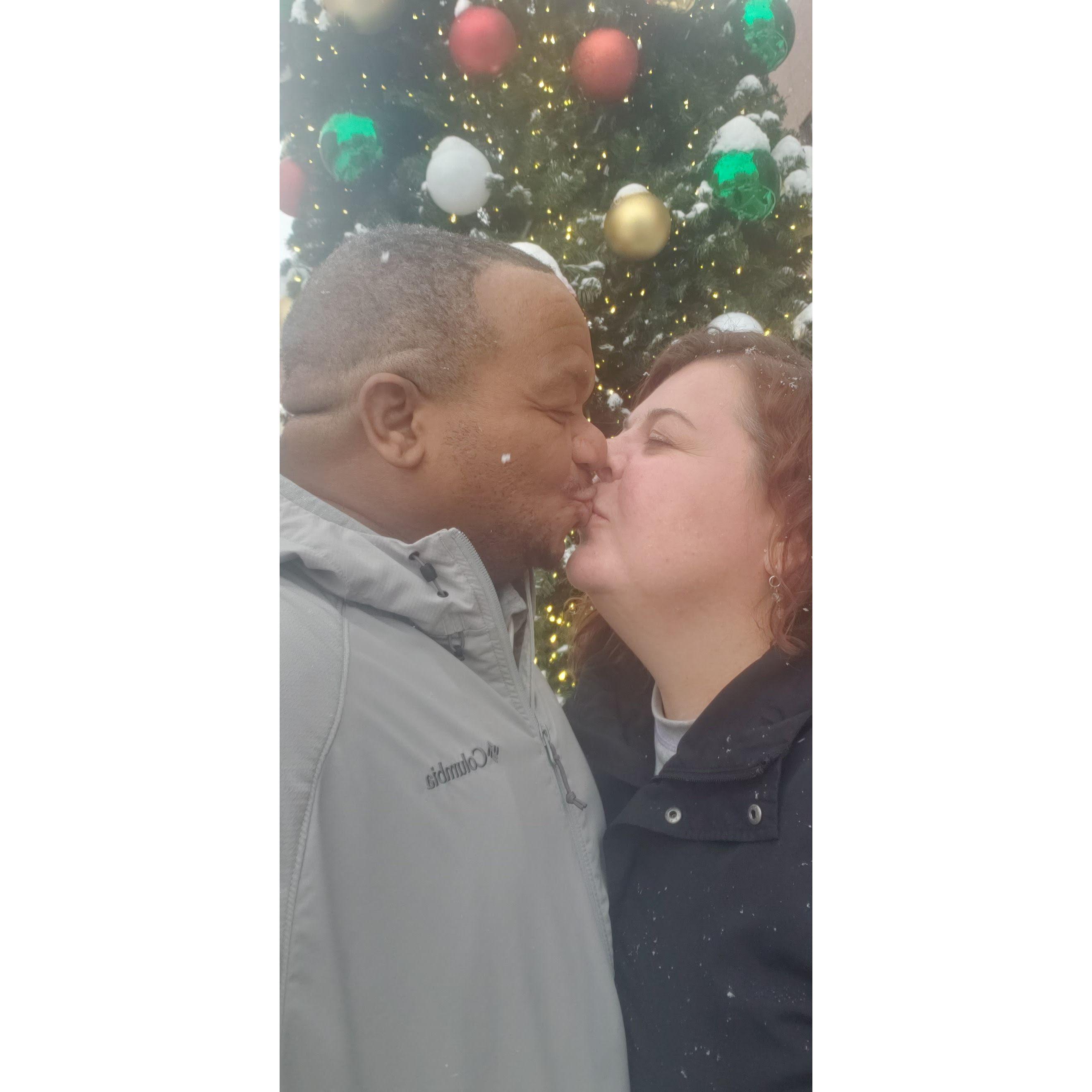Downtown Salina for our fist Thanksgiving together. November 2023