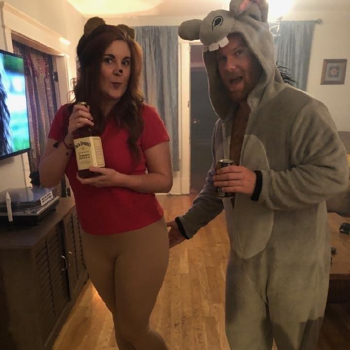 And then there's Halloween! Pooh Bear with her Jack Honey and the not so depressed Eeyore!