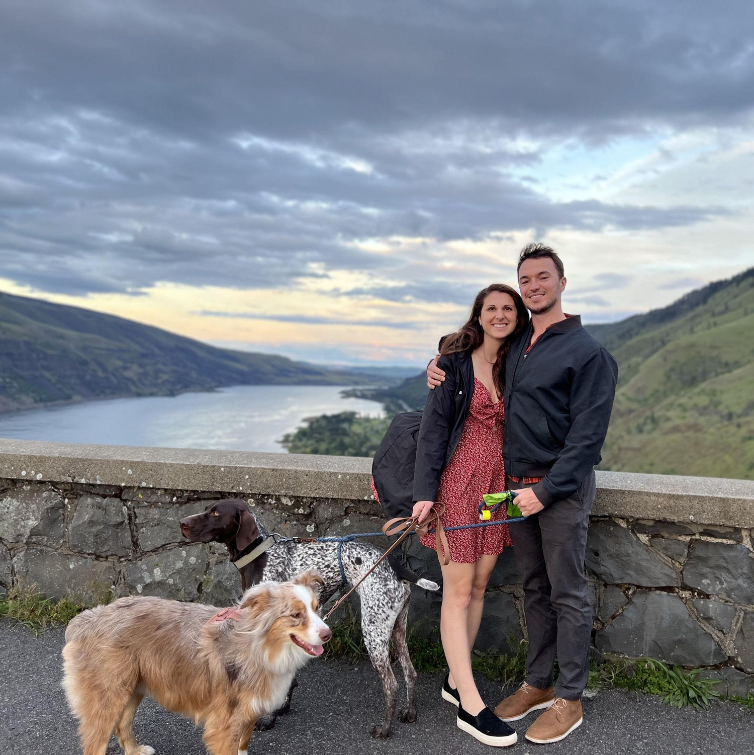 Celebrating Felicia's birthday in one of her favorite places - The Columbia River Gorge/Hood River!