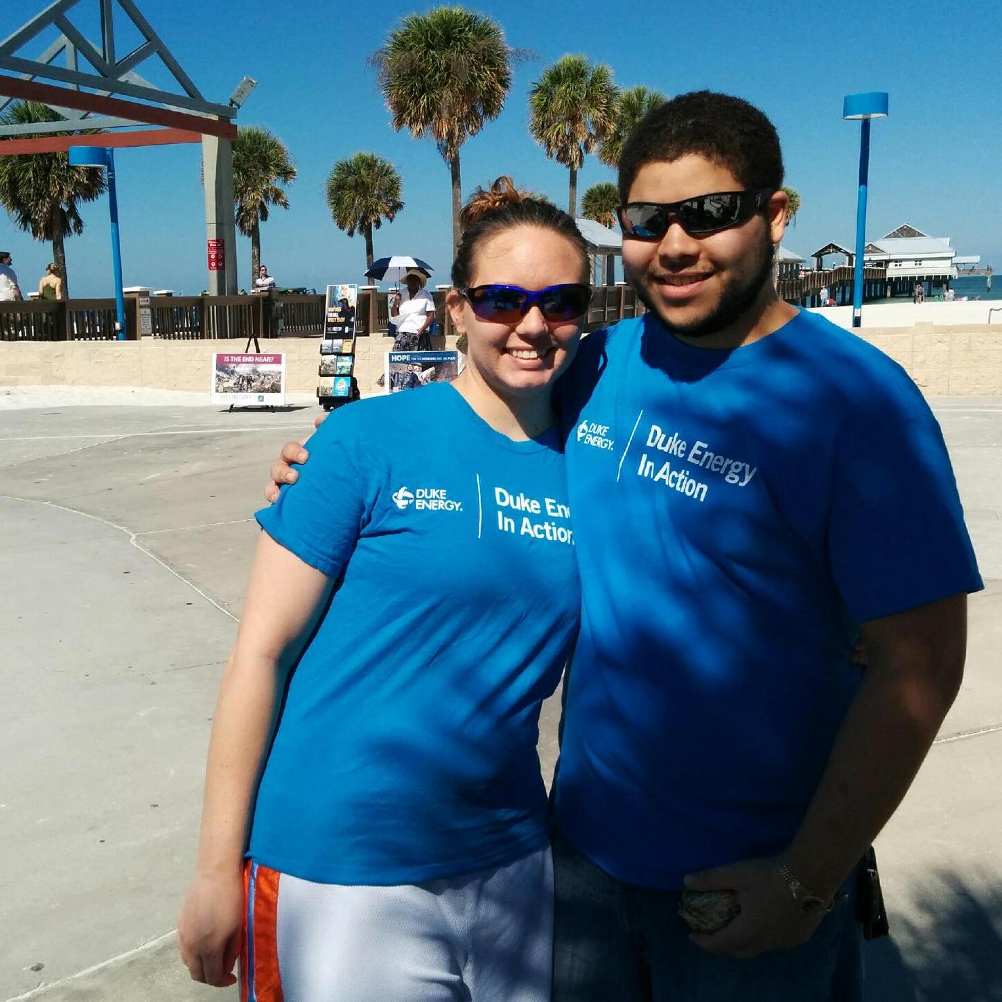 Clearwater beach, volunteering to help save sea turtles!