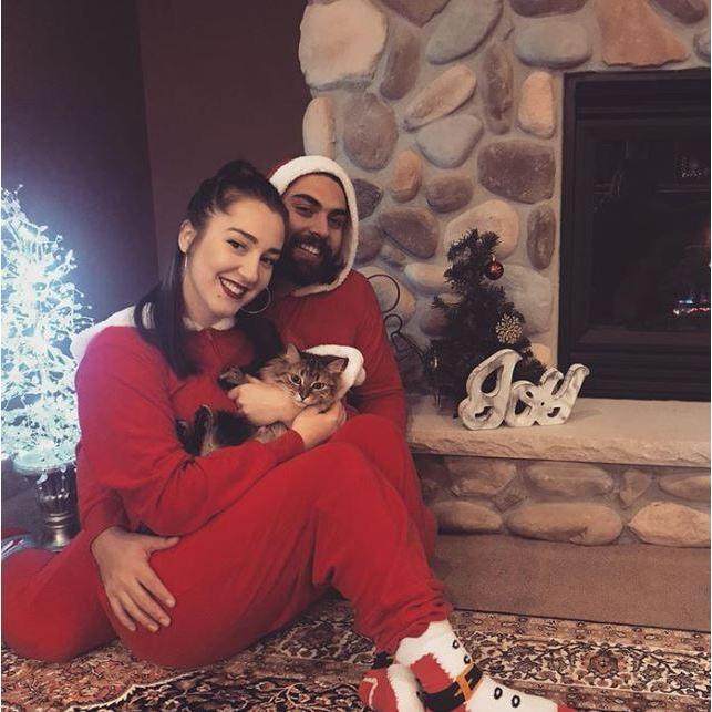 Our first family Xmas photo.